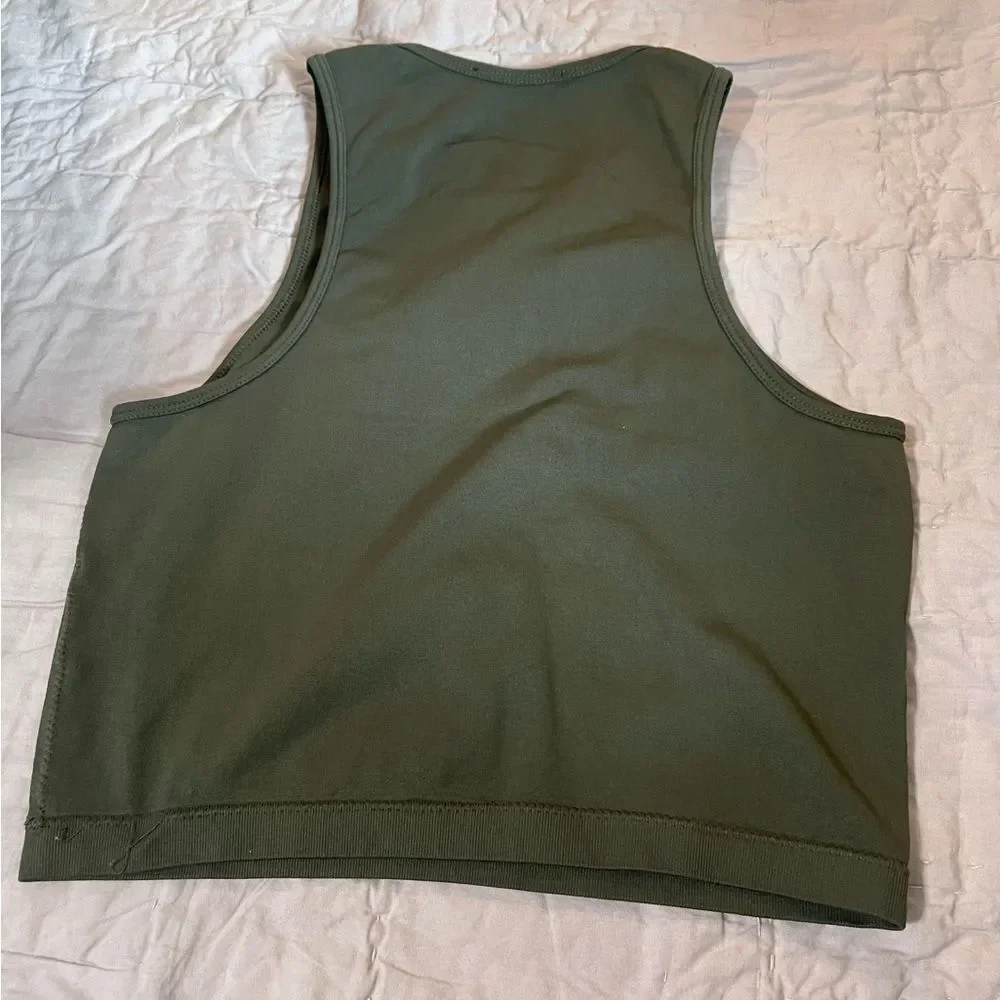 Pull&Bear Green Cropped - Picture 5 of 5